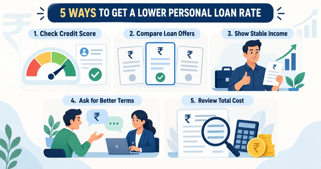 Five ways to negotiate a lower personal loan interest rate